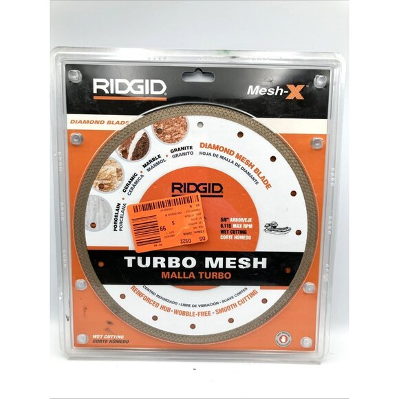Ridgid Turbo Mesh 10" Diamond Mesh Blade HD-CM10P - Picture 1 of 5